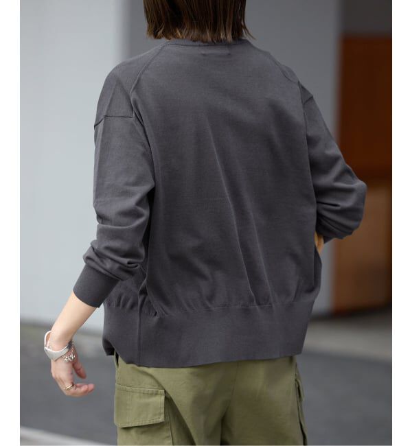 SLOBE IENA「《シリーズあり》コットンキュプラクルーネックカーディガン」|カーディガン|