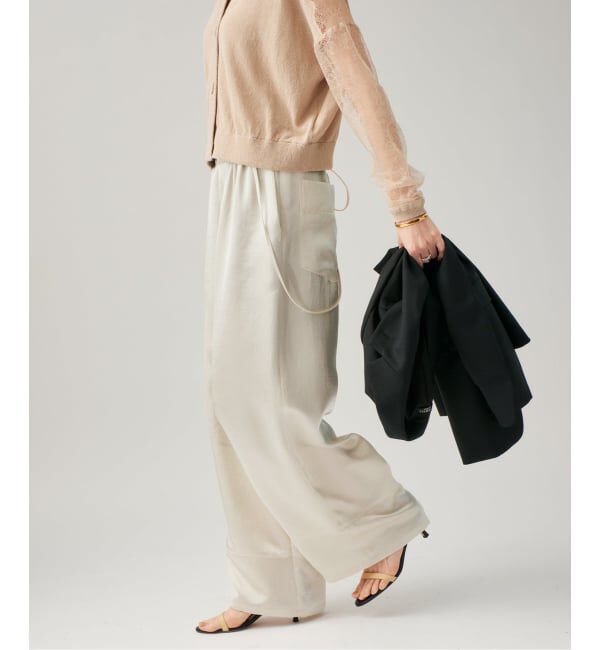 VERMEIL par iena「サテンサスペンダーパンツ」|その他|