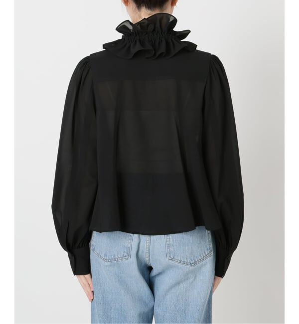 IENA「《追加》&NAVYシアーボウタイブラウス」|シャツ・ブラウス|