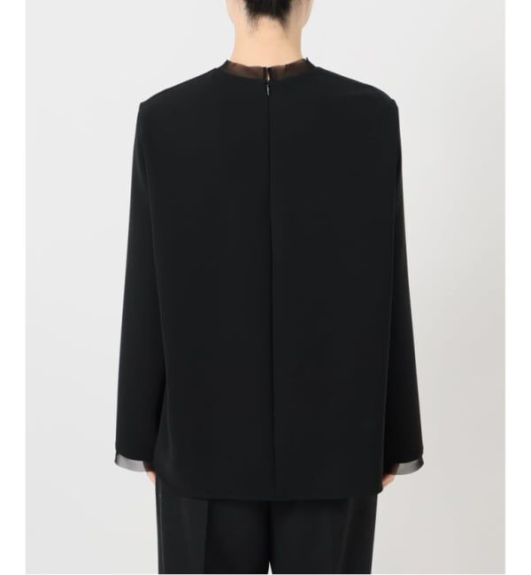 VERMEIL par iena「《WEB限定/追加》Minimal Double Cross ブラウス」|シャツ・ブラウス|