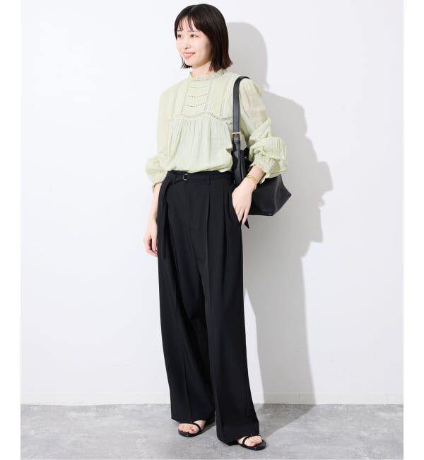 SLOBE IENA「マニーレースブラウス」|シャツ・ブラウス|