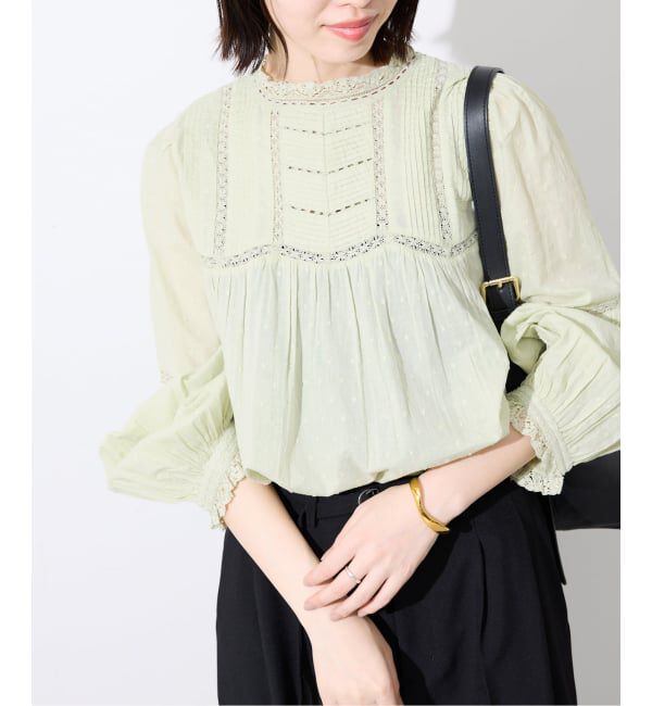 SLOBE IENA「マニーレースブラウス」|シャツ・ブラウス|