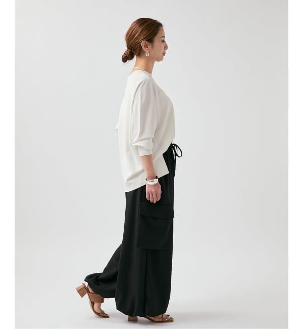 VERMEIL par iena「サドルネックロングスリーブプルオーバー」|ニット・セーター|