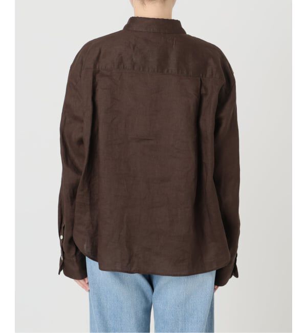 IENA「リネンワイドショートシャツ」|シャツ・ブラウス|