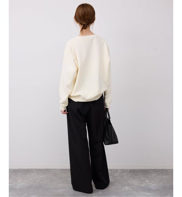 SLOBE IENA「フラッフィーテリービンテージロゴ ロングスリーブ TEE」|スウェット・ジャージ|