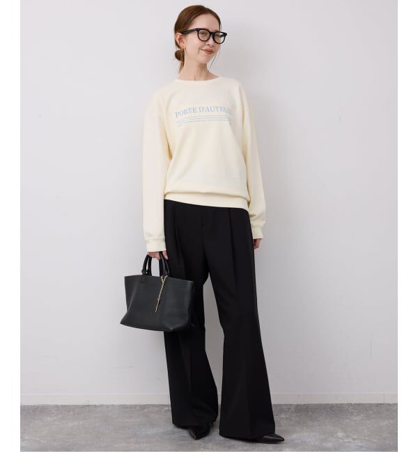 SLOBE IENA「フラッフィーテリービンテージロゴ ロングスリーブ TEE」|スウェット・ジャージ|