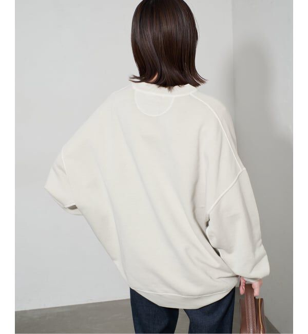 SLOBE IENA「《WEB限定/追加2予約》ビックシルエットピグメント裏毛プルオーバー」|スウェット・ジャージ|