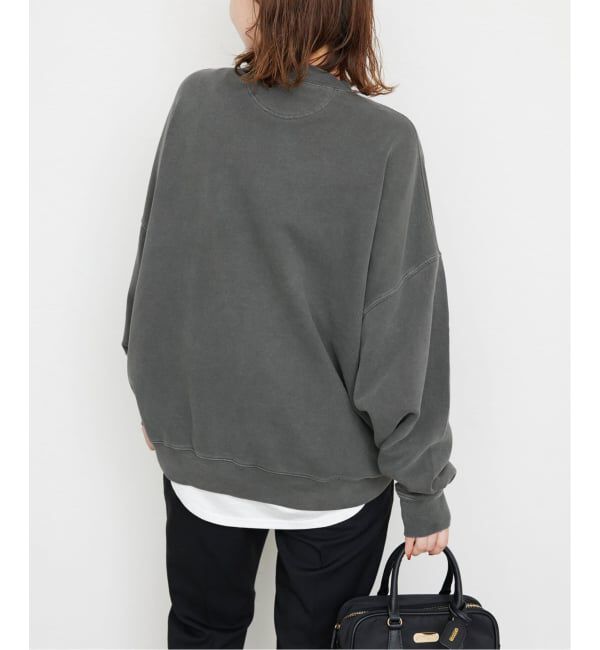 SLOBE IENA「《WEB限定/追加2予約》ビックシルエットピグメント裏毛プルオーバー」|スウェット・ジャージ|