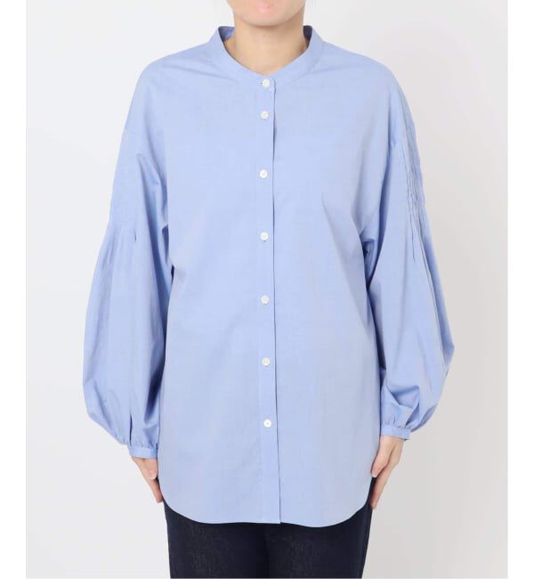 SLOBE IENA「《WEB限定/追加3予約》ピンタックバルーンスリーブブラウス」|シャツ・ブラウス|