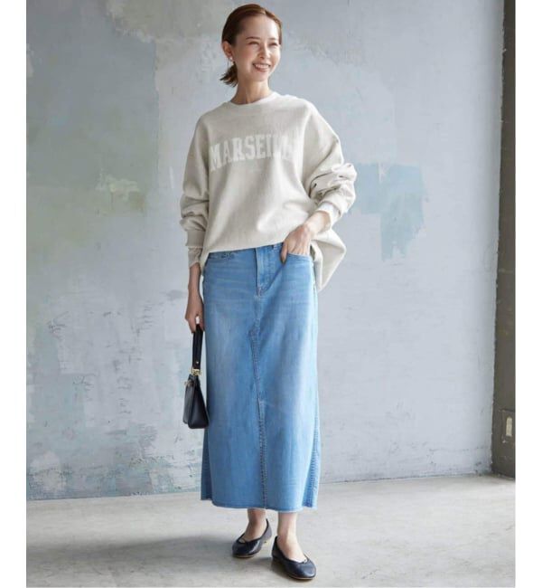 SLOBE IENA「《WEB限定/追加3》MARSEILLE ロゴスウェット」|スウェット・ジャージ|