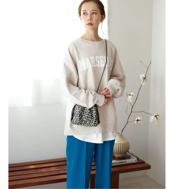 SLOBE IENA「《WEB限定/追加3》MARSEILLE ロゴスウェット」|スウェット・ジャージ|