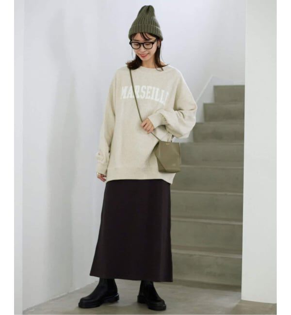 SLOBE IENA「《WEB限定/追加3》MARSEILLE ロゴスウェット」|スウェット・ジャージ|