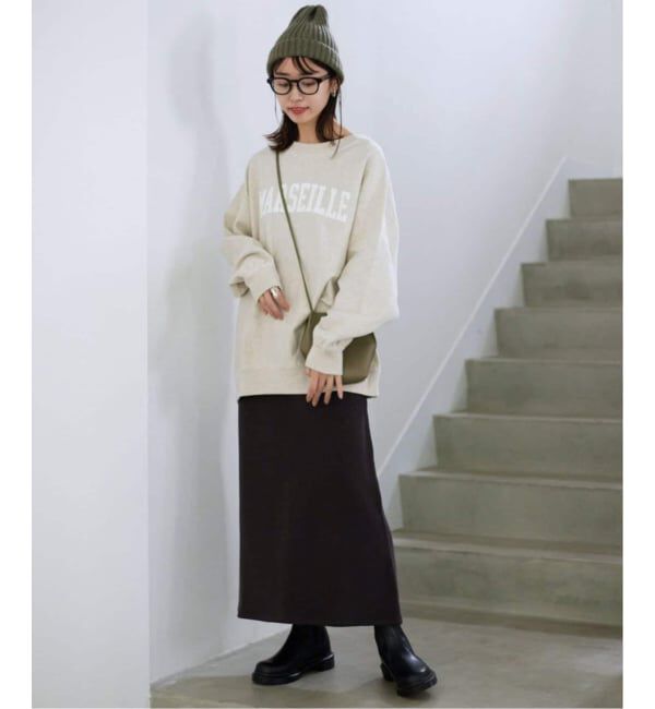 SLOBE IENA「《WEB限定/追加3》MARSEILLE ロゴスウェット」|スウェット・ジャージ|