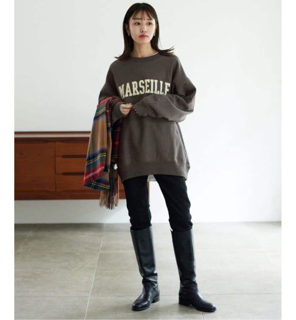 SLOBE IENA「《WEB限定/追加3》MARSEILLE ロゴスウェット」|スウェット・ジャージ|