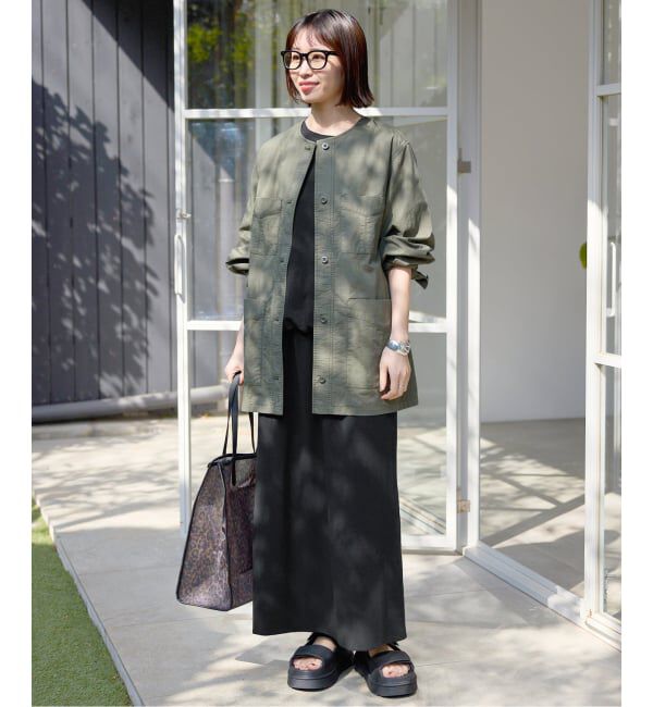 SLOBE IENA「《2枚セット/予約》ニュアンスカットソー&times;ナロースカートセットアップ」|Tシャツ・カットソー|