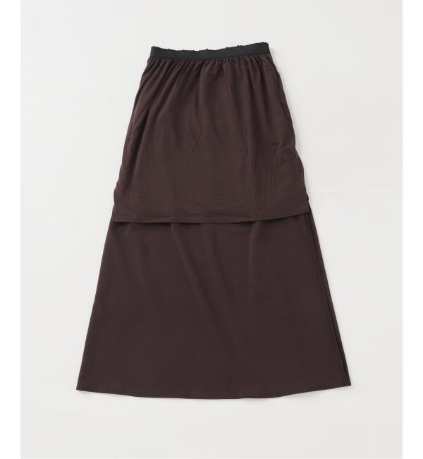 SLOBE IENA「《2枚セット/予約》ニュアンスカットソー&times;ナロースカートセットアップ」|Tシャツ・カットソー|