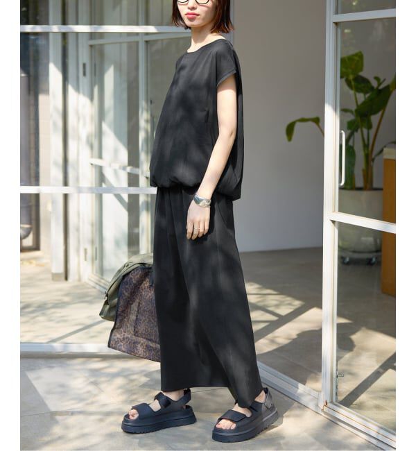 SLOBE IENA「《2枚セット/予約》ニュアンスカットソー&times;ナロースカートセットアップ」|Tシャツ・カットソー|