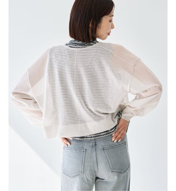 IENA「《追加3予約》FILMY COTTONカーディガン」|カーディガン|