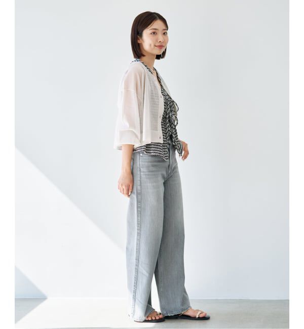 IENA「《追加3予約》FILMY COTTONカーディガン」|カーディガン|