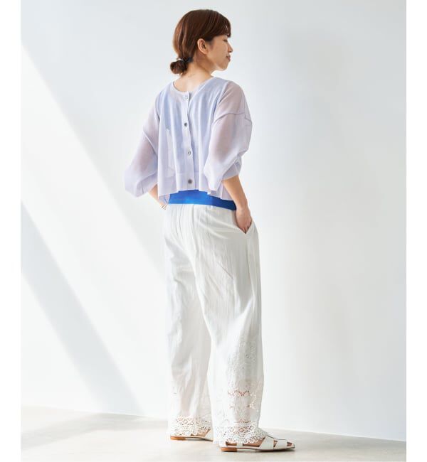 IENA「《追加3予約》FILMY COTTONカーディガン」|カーディガン|