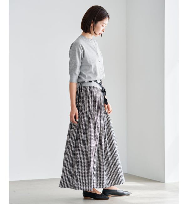 IENA「《新色あり/追加5予約》LEVITAクルーカーディガン」|カーディガン|