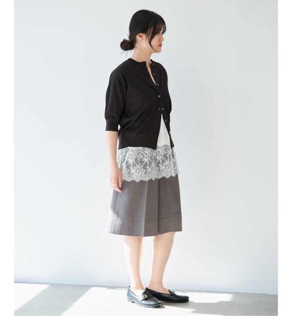 IENA「《新色あり/追加5予約》LEVITAクルーカーディガン」|カーディガン|