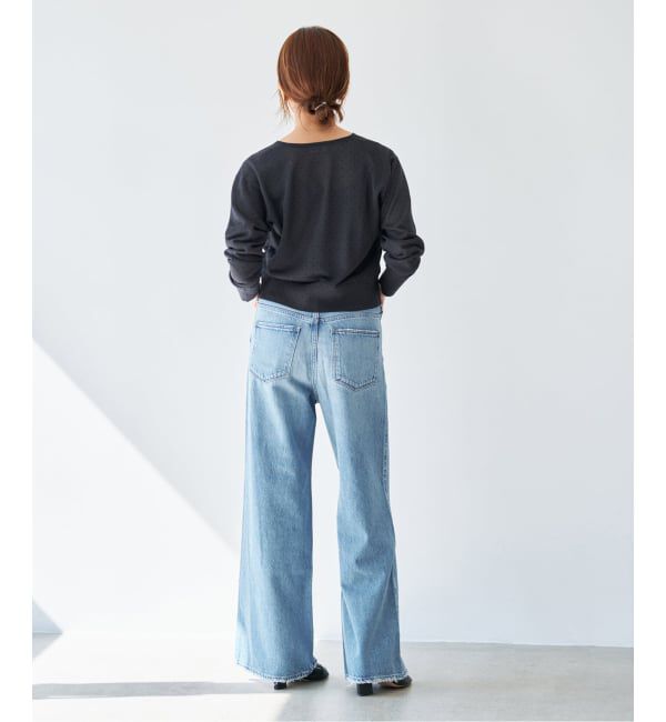 IENA「《予約》フロッキードットミニカーディガン」|カーディガン|