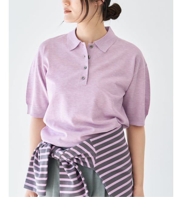 IENA「《予約》LEVITA襟付きプルオーバー」|ニット・セーター|