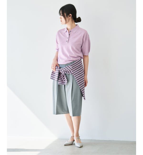 IENA「《予約》LEVITA襟付きプルオーバー」|ニット・セーター|