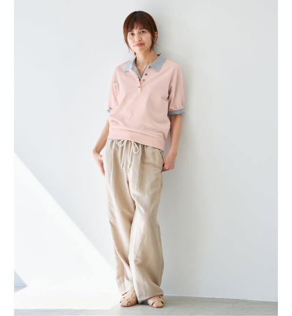 IENA「《予約》LEVITA襟付きプルオーバー」|ニット・セーター|