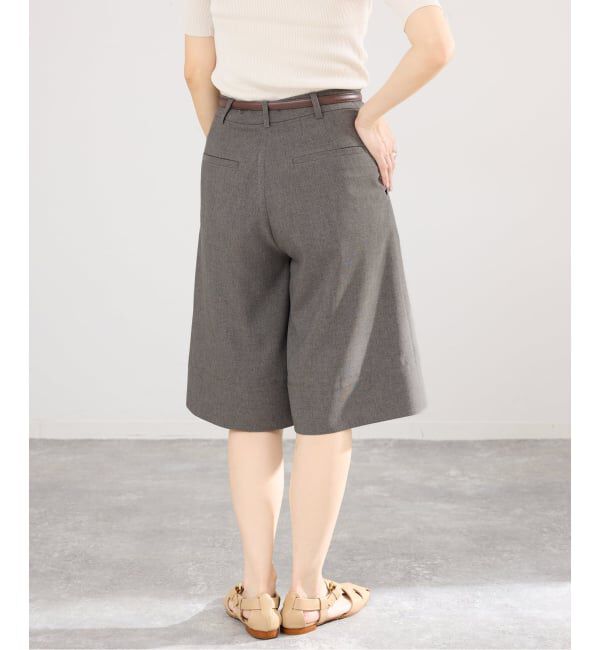 IENA「《セットアップ対応/予約》ウォッシャブル トロピカルハーフパンツ」|その他|