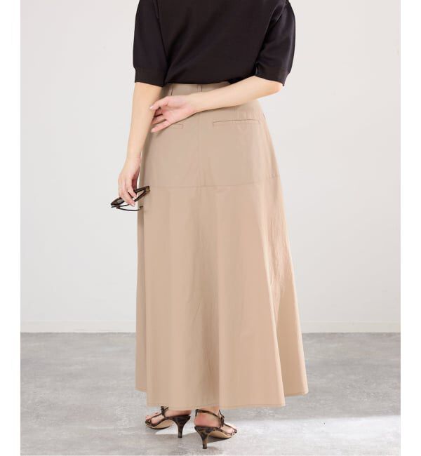 IENA「《予約/洗濯機洗い可》チノライクスカート」|スカート|