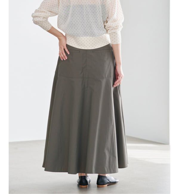IENA「《予約/洗濯機洗い可》チノライクスカート」|スカート|