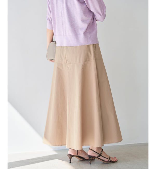 IENA「《予約/洗濯機洗い可》チノライクスカート」|スカート|