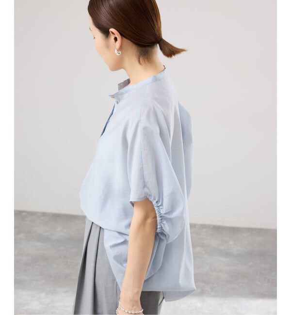 IENA「《WEB限定/追加5予約》ニュアンスドルマンブラウス」|シャツ・ブラウス|