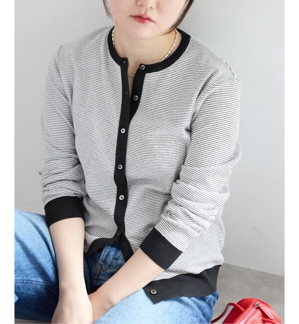 IENA「《予約》セーターマシーンカーディガン」|カーディガン|