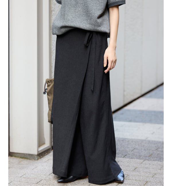 SLOBE IENA「《WEB限定/追加2予約》ラップジャージパンツ」|その他|