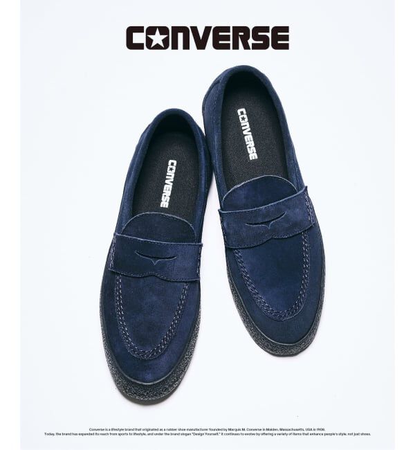 417 EDIFICE「CONVERSE / コンバース CS LOAFER II SK」|スニーカー|ネイビー
