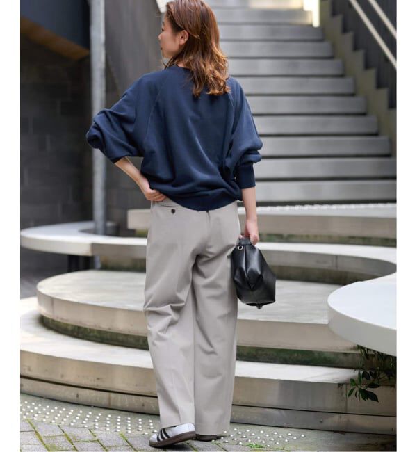 JOURNAL STANDARD relume「《追加/一部WEB限定/新色》スムースフレアタックパンツ」|スラックス|