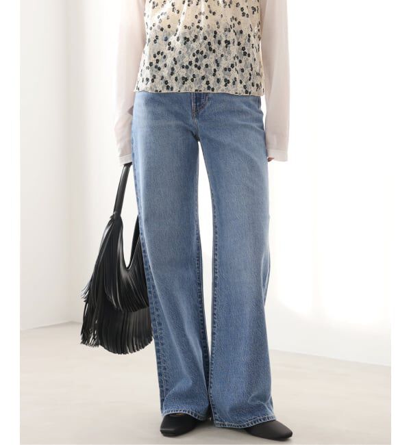 JOURNAL STANDARD relume「別注【LEVI&rsquo;S】RIBCAGE WIDE LEG：デニム」|デニム|