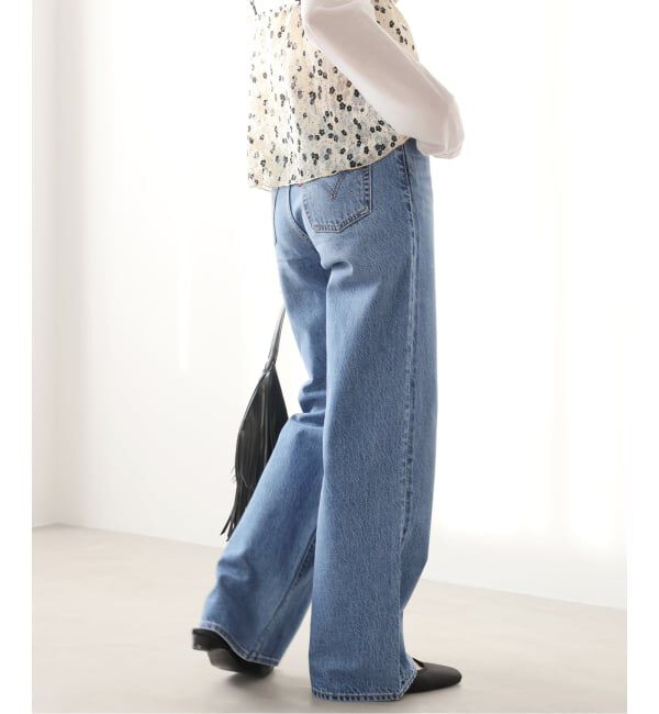 JOURNAL STANDARD relume「別注【LEVI&rsquo;S】RIBCAGE WIDE LEG：デニム」|デニム|
