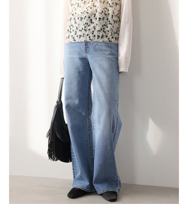 JOURNAL STANDARD relume「別注【LEVI&rsquo;S】RIBCAGE WIDE LEG：デニム」|デニム|