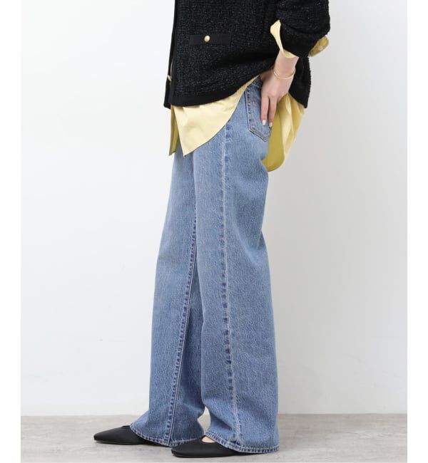 JOURNAL STANDARD relume「別注【LEVI&rsquo;S】RIBCAGE WIDE LEG：デニム」|デニム|