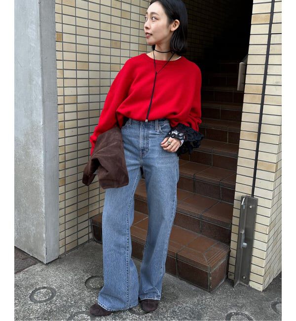 JOURNAL STANDARD relume「別注【LEVI&rsquo;S】RIBCAGE WIDE LEG：デニム」|デニム|