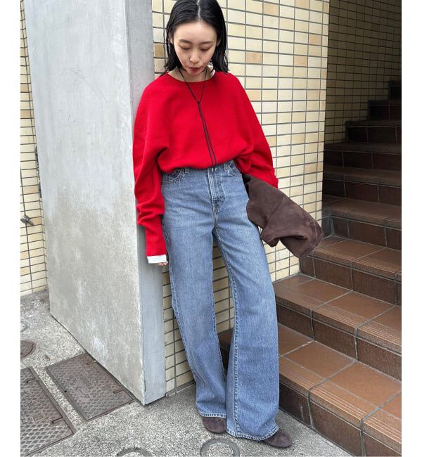 JOURNAL STANDARD relume「別注【LEVI&rsquo;S】RIBCAGE WIDE LEG：デニム」|デニム|