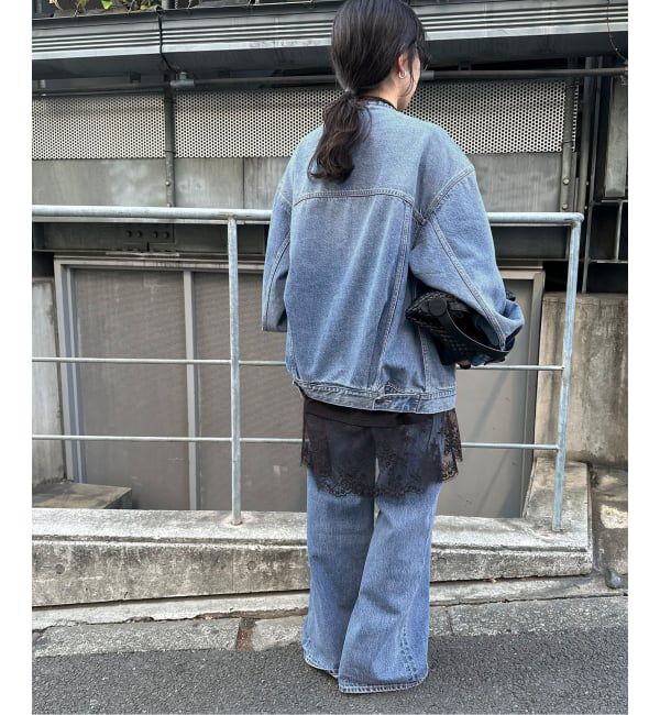 JOURNAL STANDARD relume「別注【LEVI&rsquo;S】RIBCAGE WIDE LEG：デニム」|デニム|