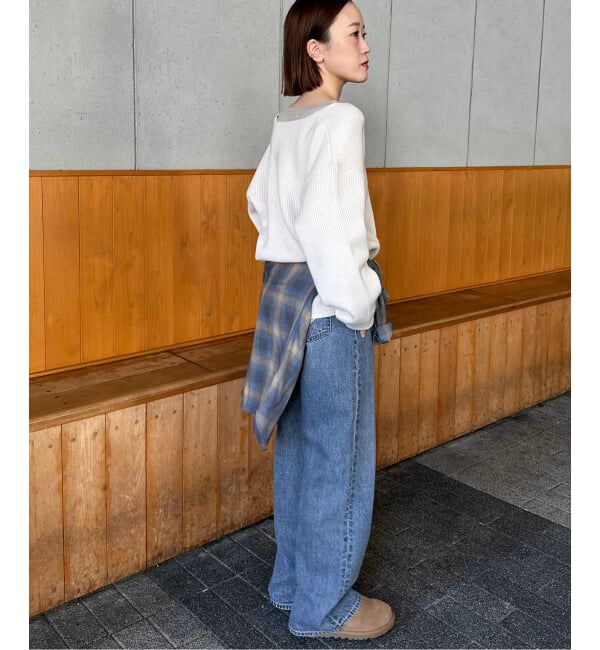 JOURNAL STANDARD relume「別注【LEVI&rsquo;S】RIBCAGE WIDE LEG：デニム」|デニム|