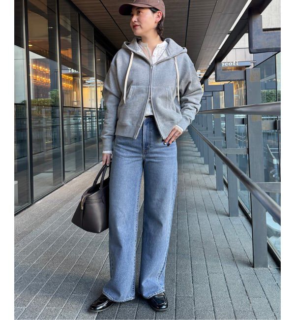 JOURNAL STANDARD relume「別注【LEVI&rsquo;S】RIBCAGE WIDE LEG：デニム」|デニム|