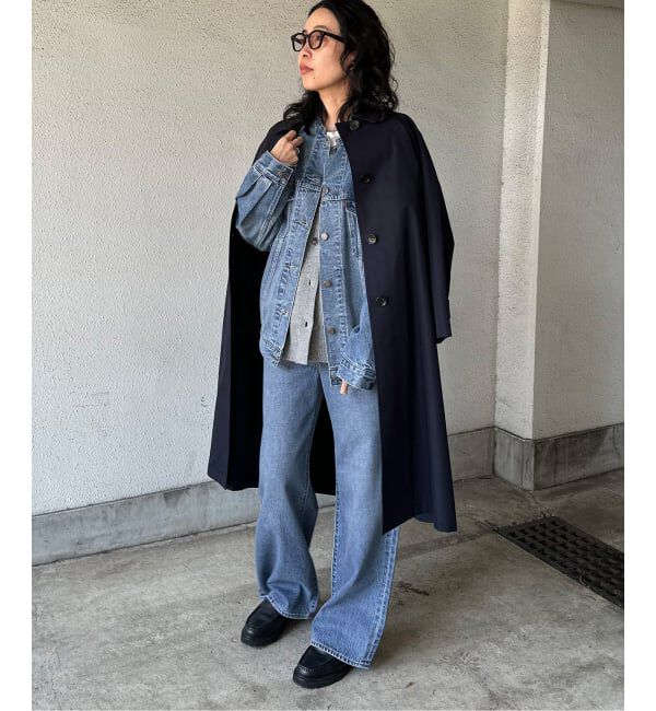 JOURNAL STANDARD relume「別注【LEVI&rsquo;S】RIBCAGE WIDE LEG：デニム」|デニム|