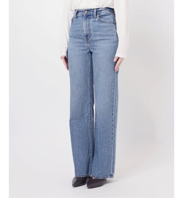 JOURNAL STANDARD relume「別注【LEVI&rsquo;S】RIBCAGE WIDE LEG：デニム」|デニム|